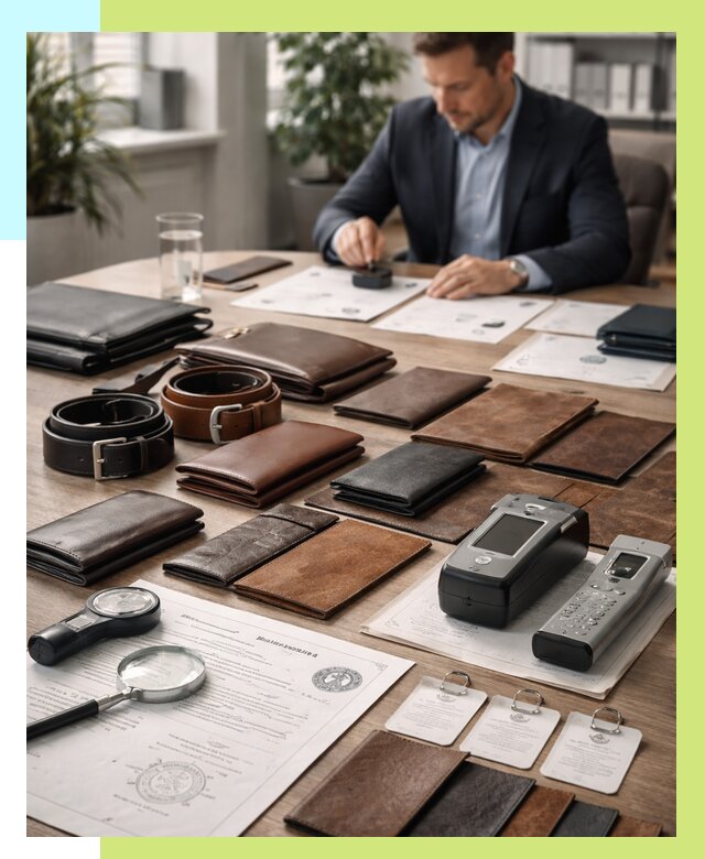 Сертификация кожаных изделий в Южноуральске от 13123 р. | Алешин-Жрк