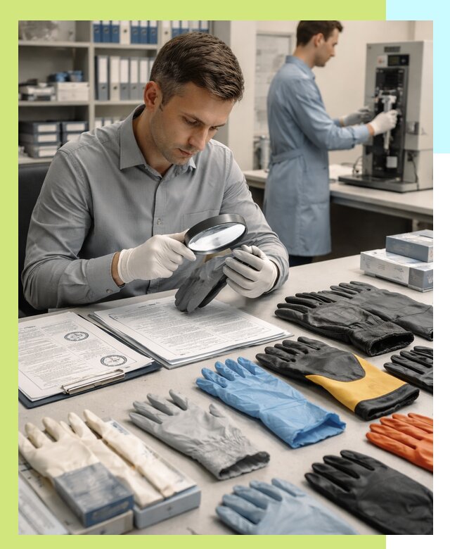 Сертификация перчаток и средств защиты продукции в Южноуральске