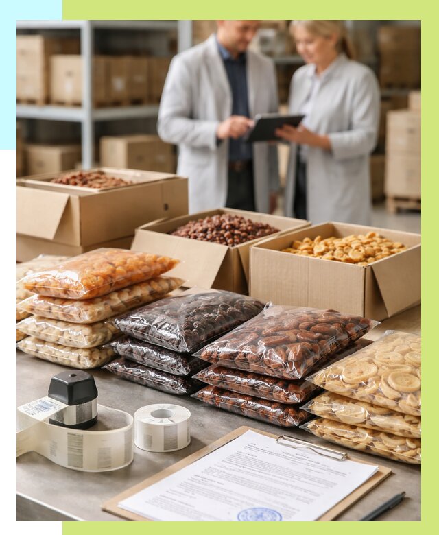 Сертификация сухофруктов в Южноуральске от 13123 р. | Алешин-Жрк под ключ