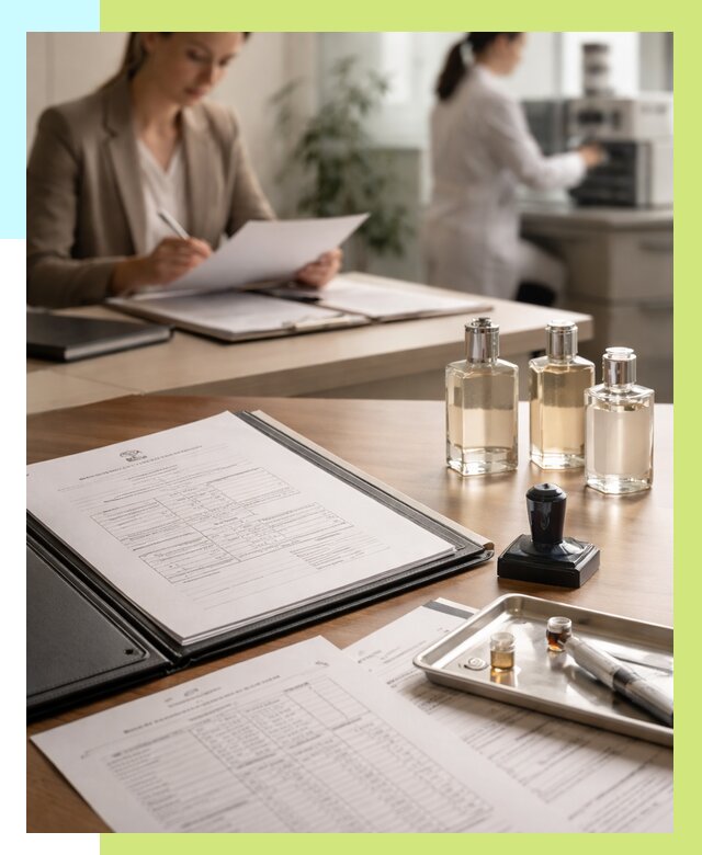 Сертификация парфюмерии в Южноуральске от 16404 р. | Алешин-Жрк