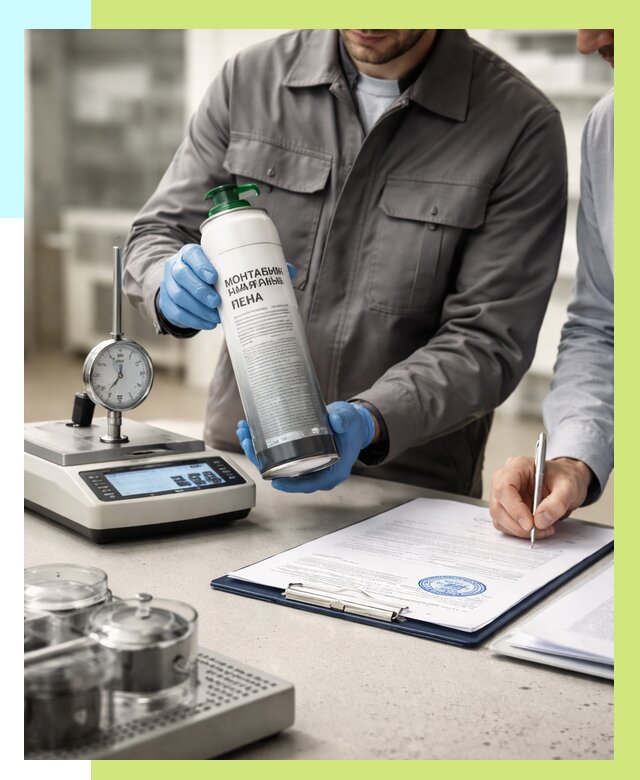 Сертификация монтажной пены в Южноуральске от 16404 р. | Алешин-Жрк