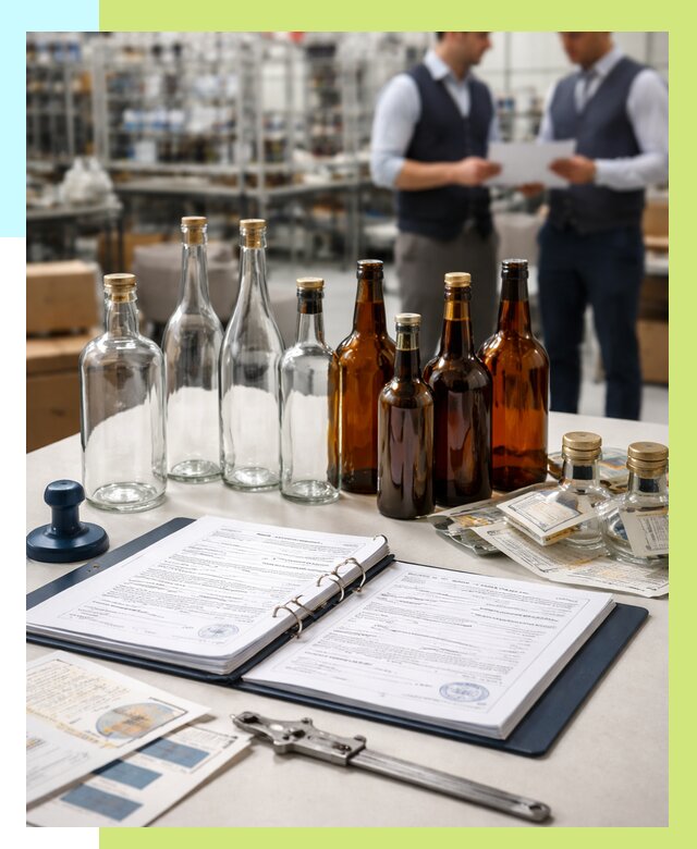Сертификация стеклянных бутылок в Южноуральске от 27340 р. | Алешин-Жрк
