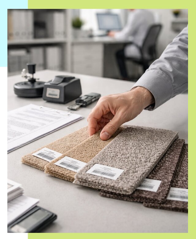 Сертификация ковролина в Южноуральске от 16404 р., Алешин-Жрк