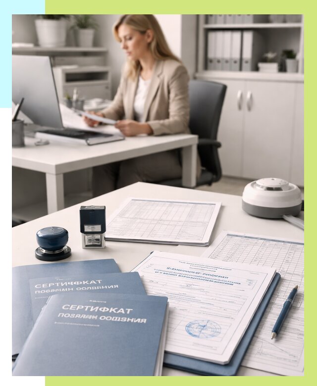 Сертификаты пожарной безопасности в Южноуральске от 16404 р. | Алешин-Жрк