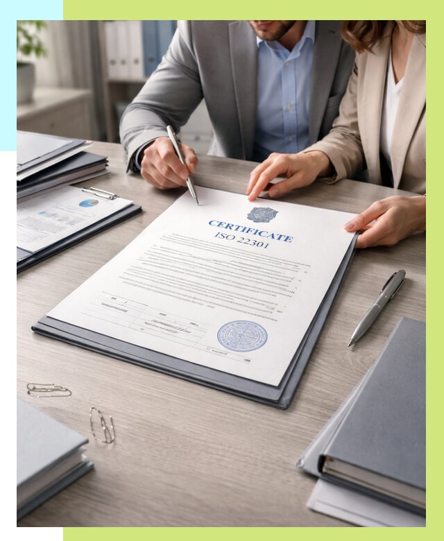 Сертификат ISO 22301 в Южноуральске от 49212 р. | Алешин-Жрк срочно